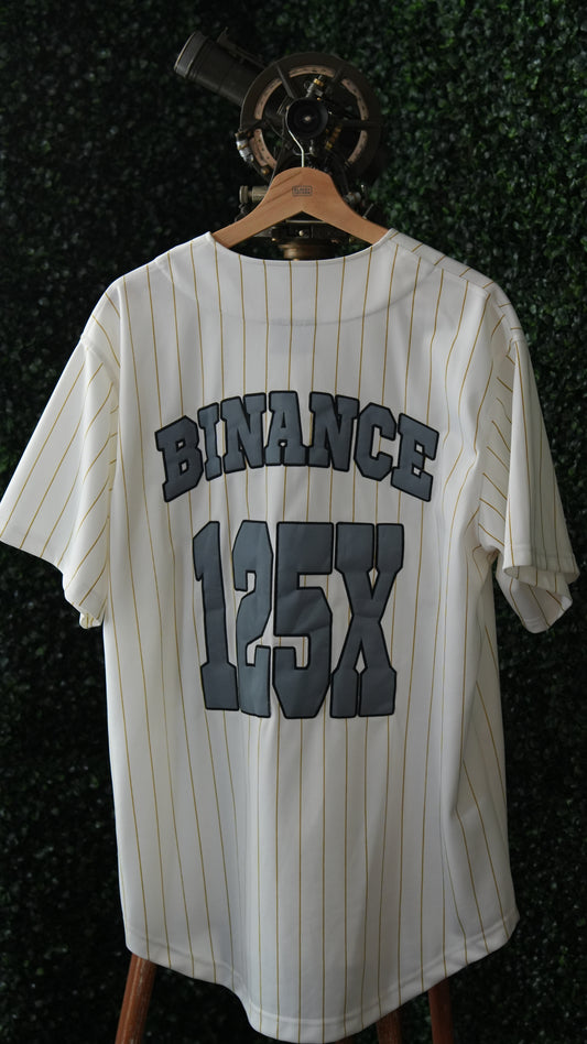 125x baseball jersey in Bone White