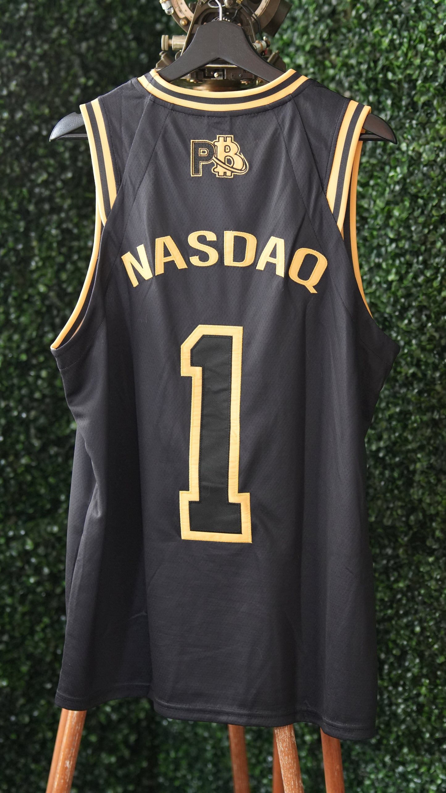 Onyx Black PlayBit "NQ #1" Basketball Jersey