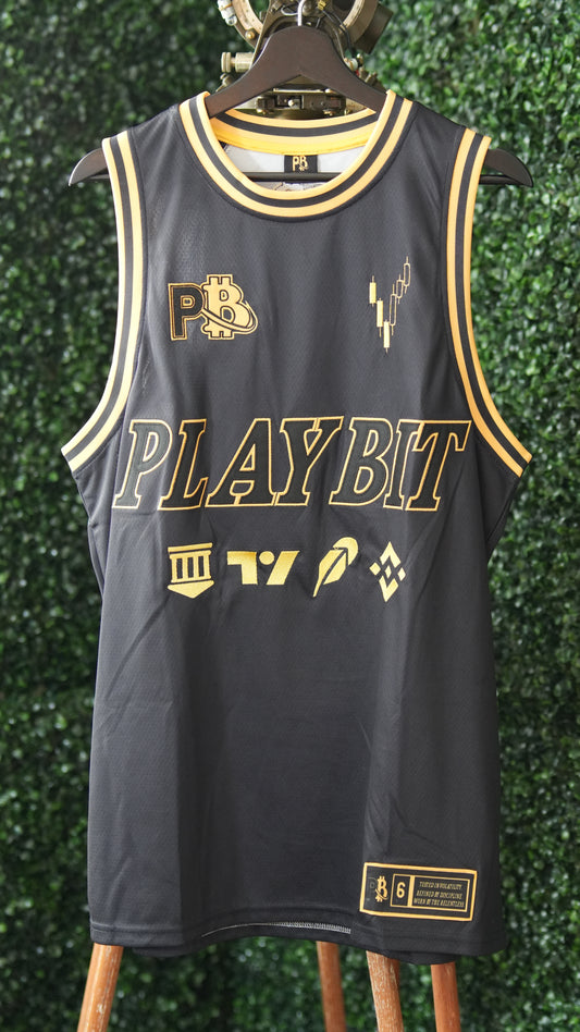 Onyx Black PlayBit "NQ #1" Basketball Jersey