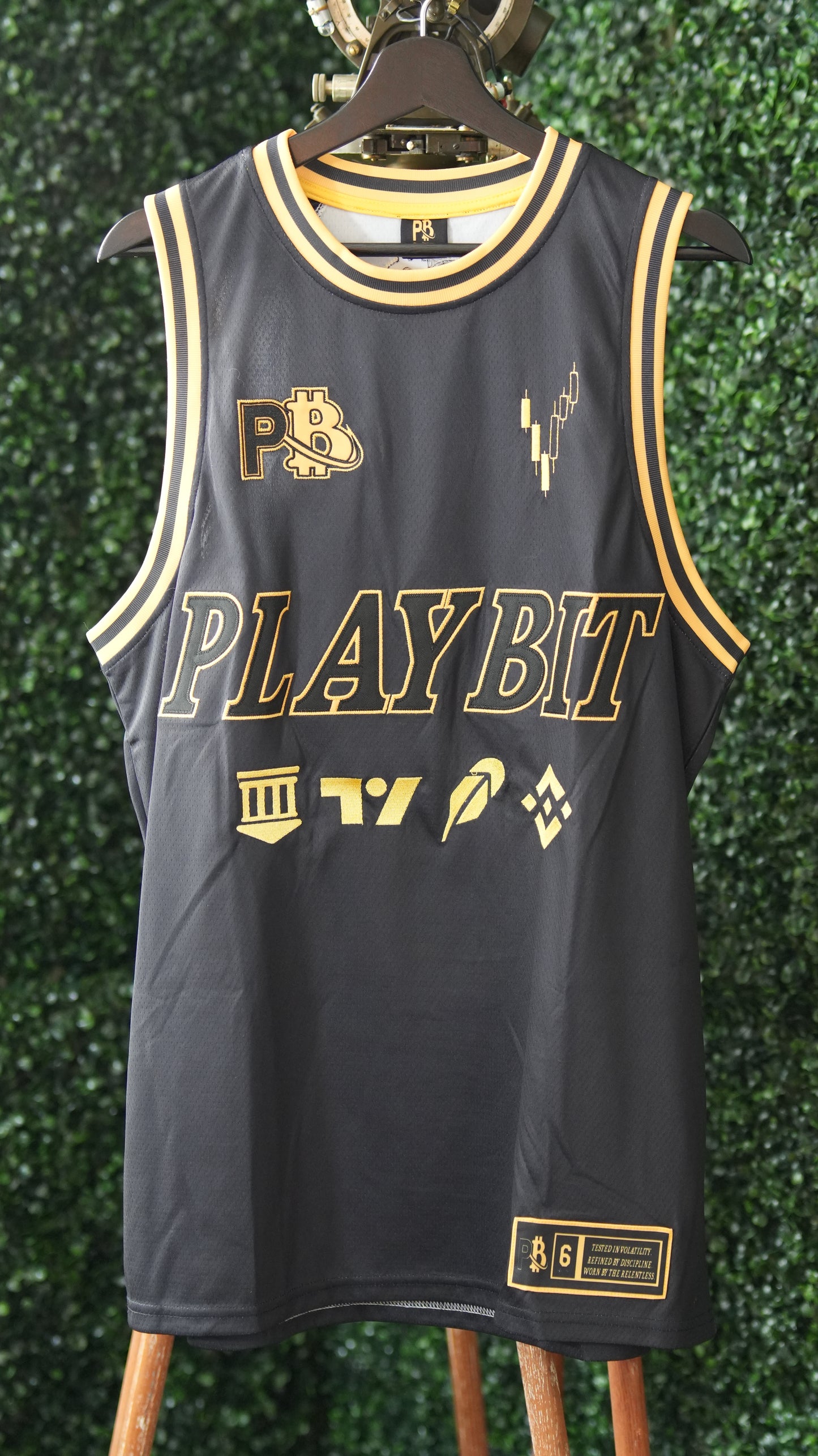 Onyx Black PlayBit "NQ #1" Basketball Jersey