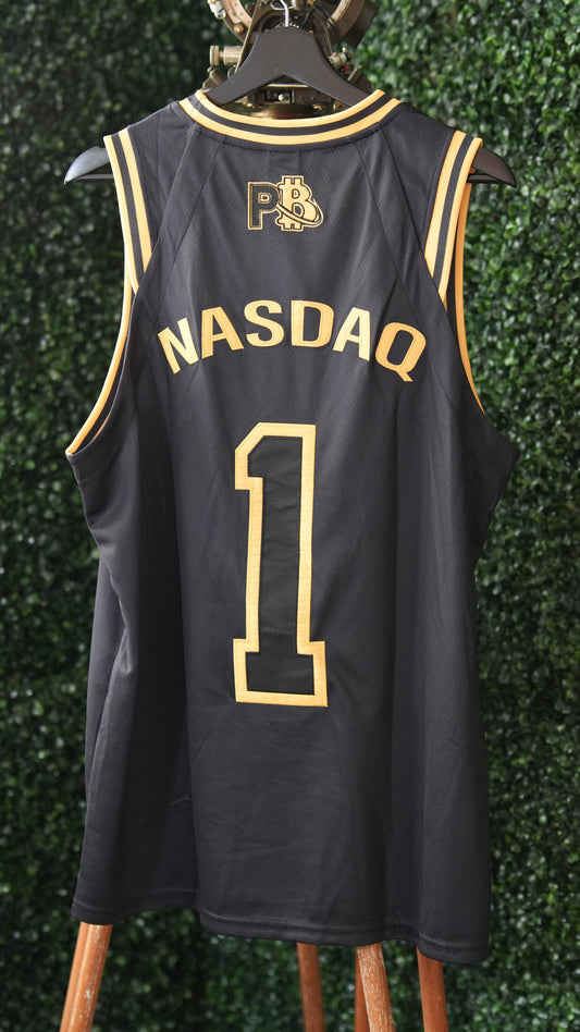 Onyx Black PlayBit "NQ #1" Basketball Jersey