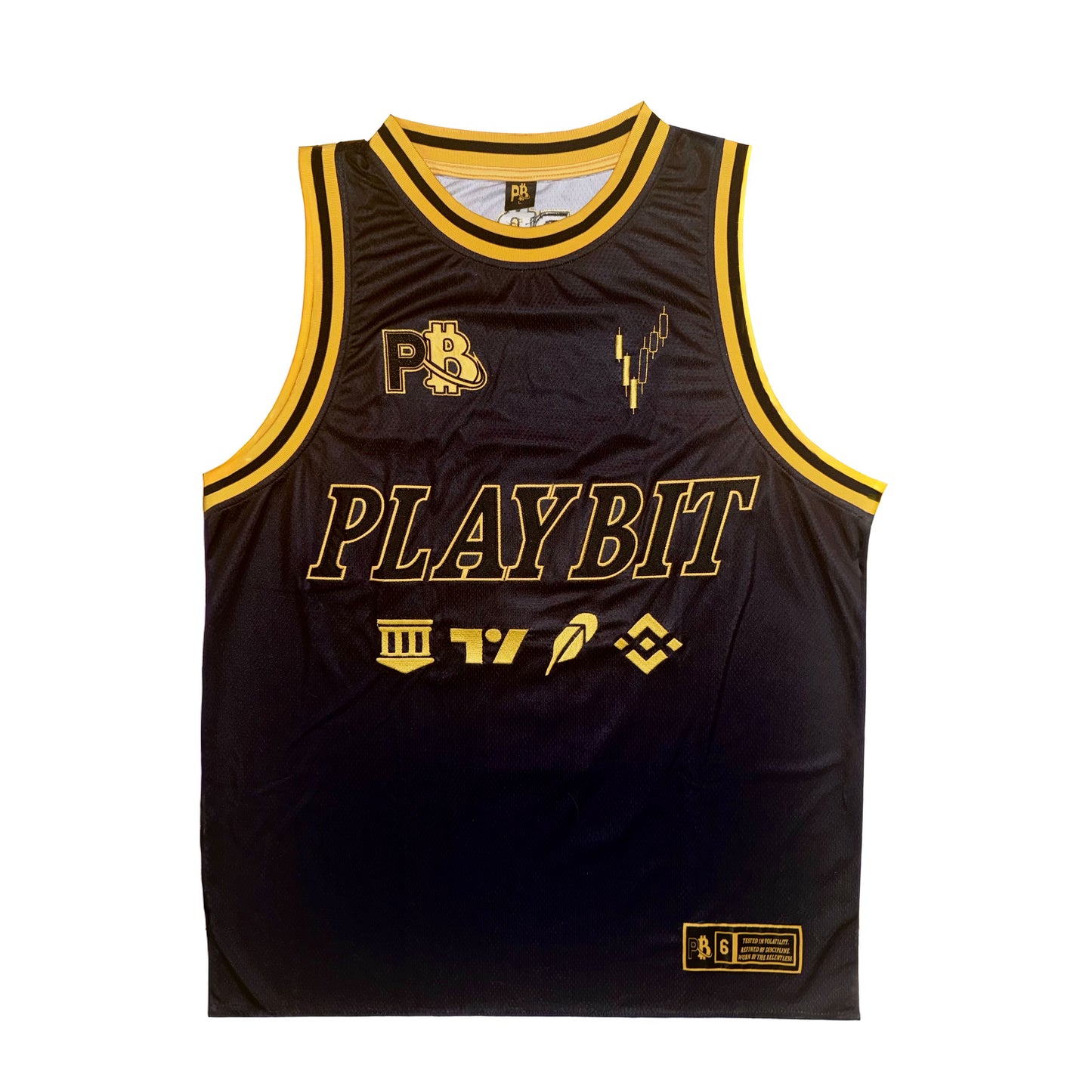 Onyx Black PlayBit "NQ #1" Basketball Jersey