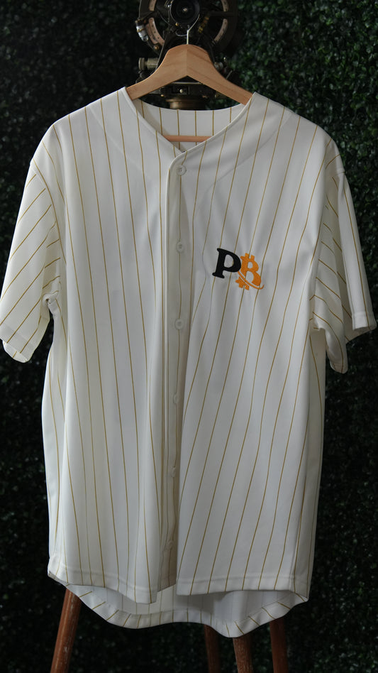 125x baseball jersey in Bone White