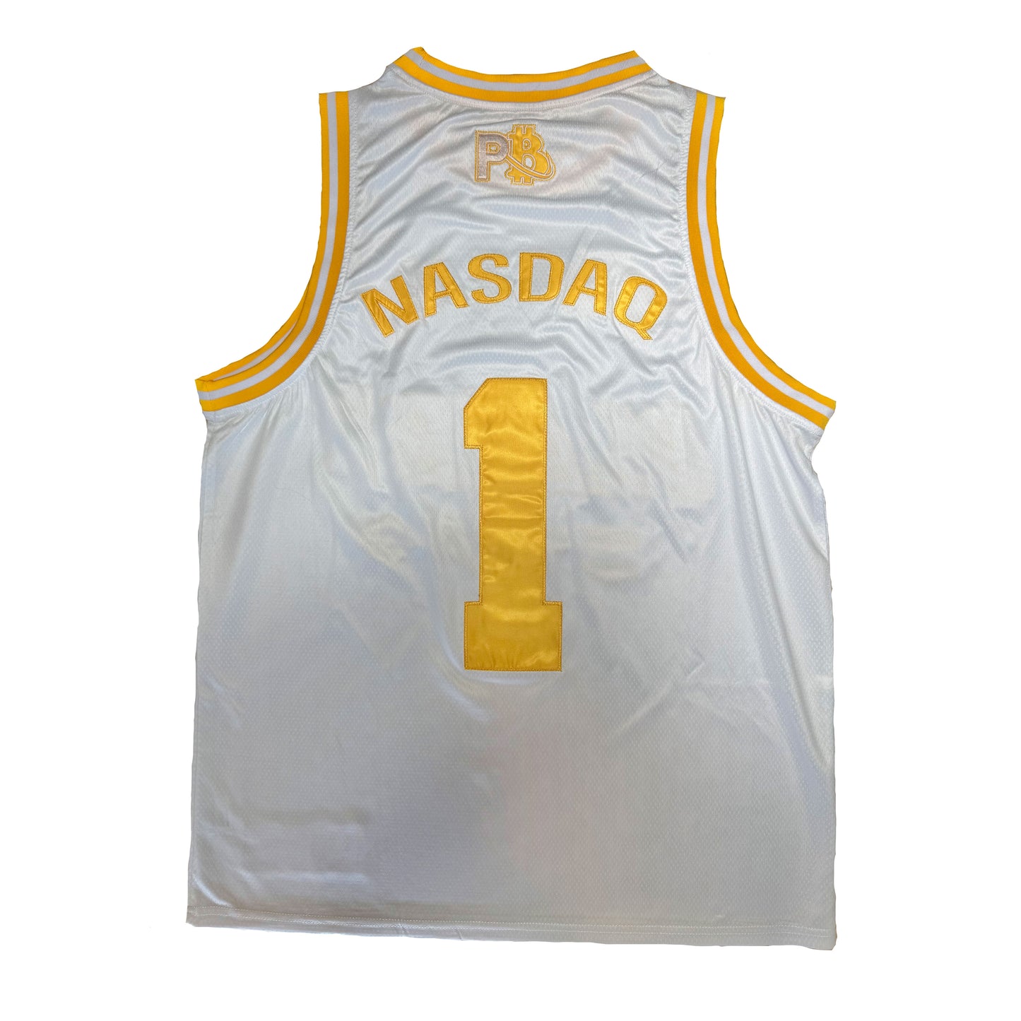 Bone White PlayBit "NQ #1" Basketball Jersey
